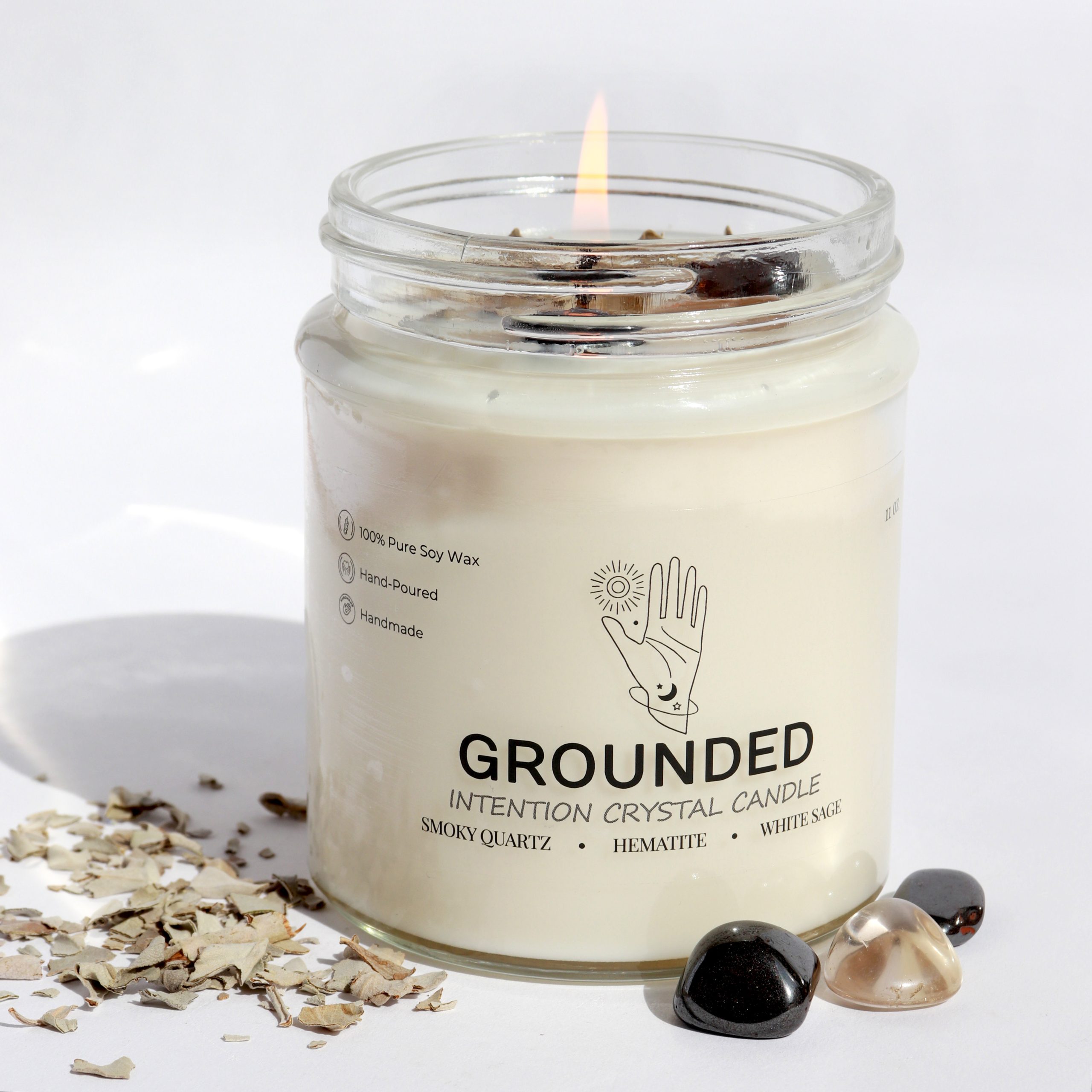 Calm and Grounded Intention Candles